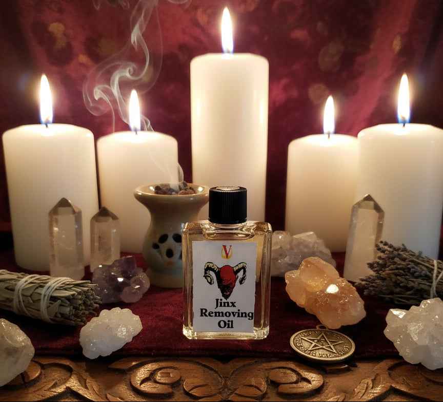 Jinx Anointing Oil for Protection and Cleansing Rituals