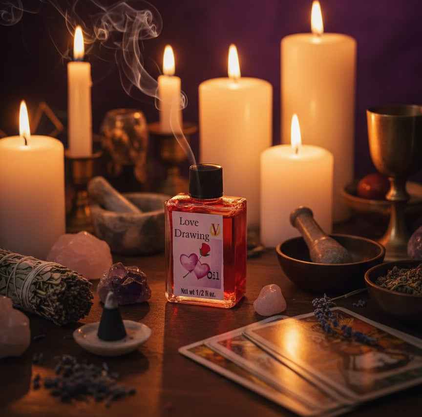 Love Drawing Anointing Oil for Attracting Romance and Positive Energy