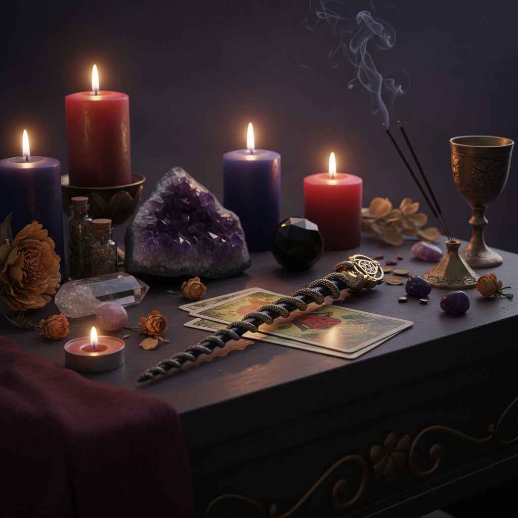 14 Inch Mystical Wand - Alchemy Inspired Magic Wand