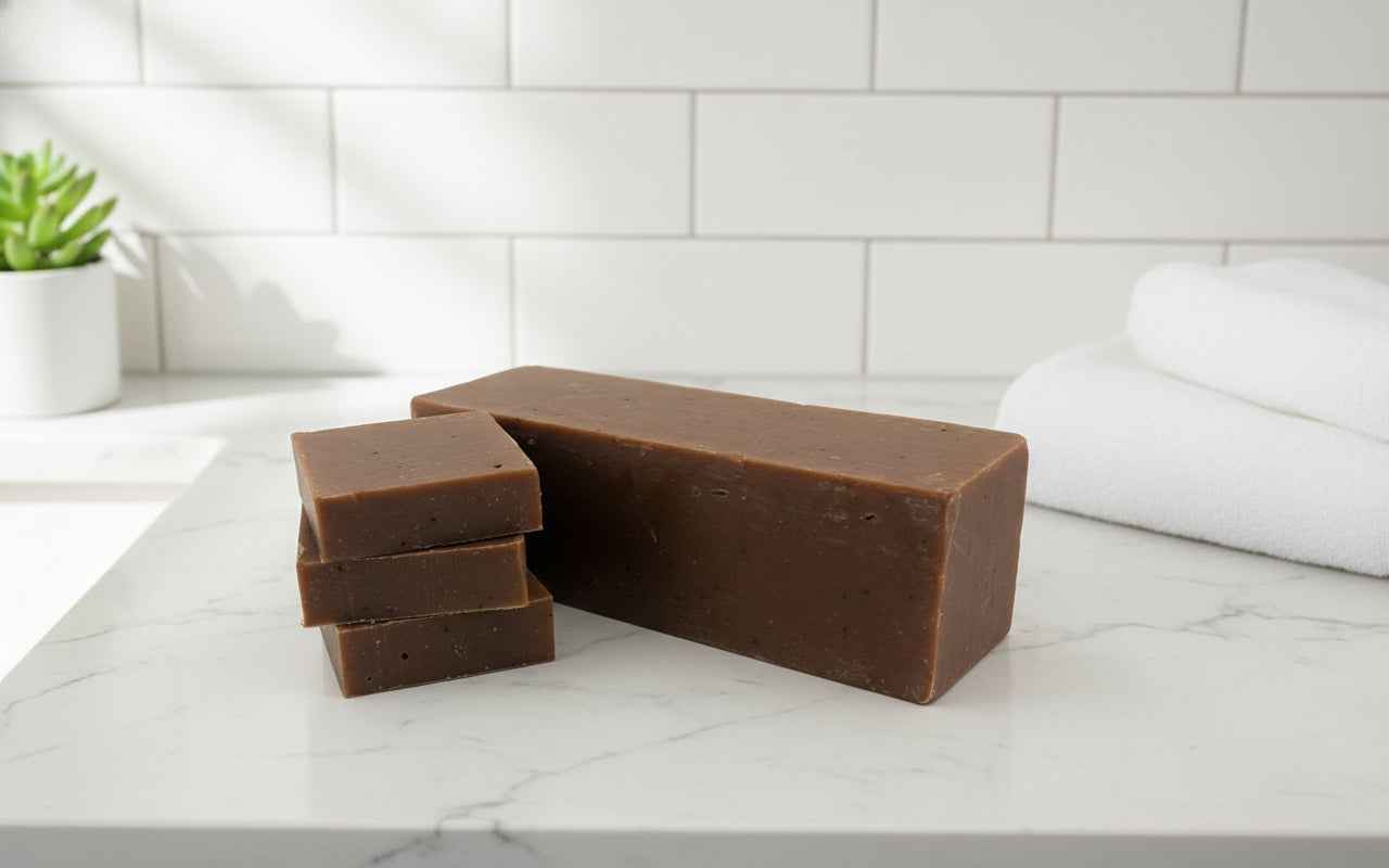 Café Mocha Bar Soap for Luxurious Skin Care and Invigorating Fragrance