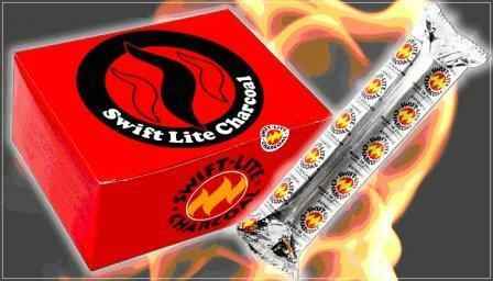 Charcoal Tablets Swift Lite - 40MM Size for Easy Use