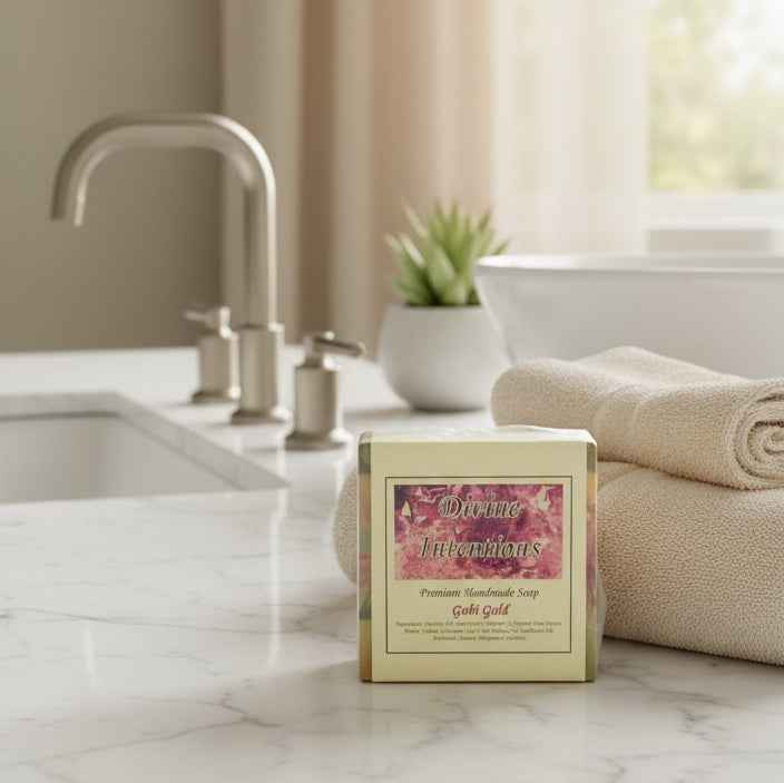 Gobi Gold Bar Soap - Luxurious Natural Cleanser for Radiant Skin