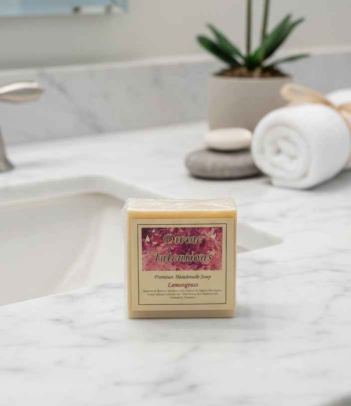 Lemongrass Bar Soap - Refreshing Natural Cleanser for Soft Skin