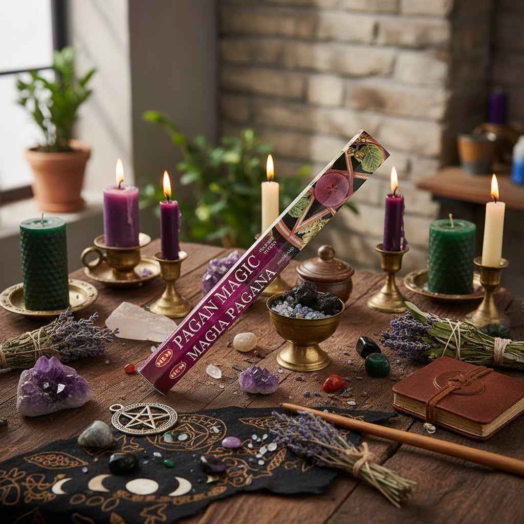 Hem Hexagon Pagan Magic Incense Sticks for Spiritual Harmony and Meditation