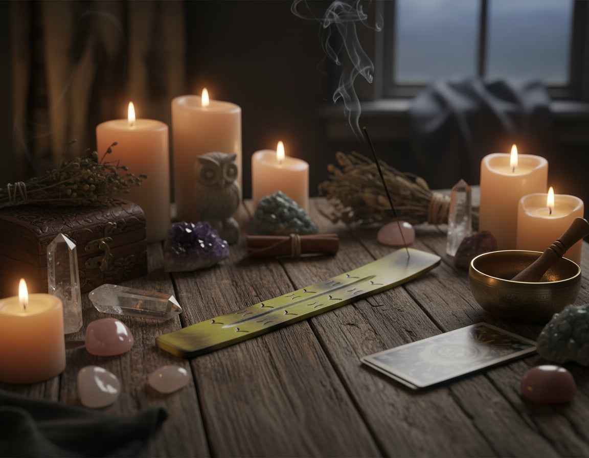 Incense Stick Burner Burnt Design for a Calming Atmosphere