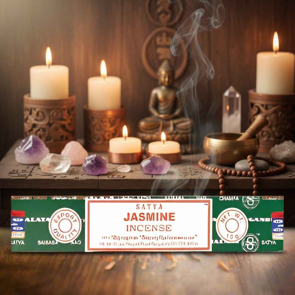 Satya Jasmine Incense Sticks for Aromatherapy and Relaxation