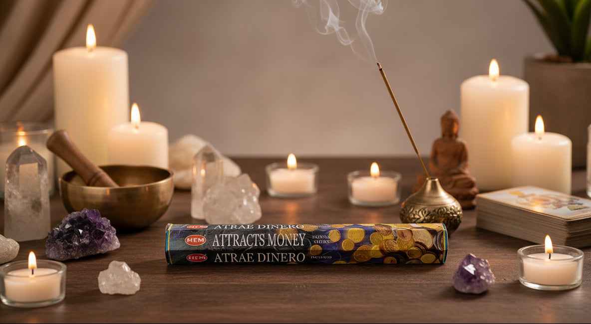 Hem Hexagon Attracts Money Incense Sticks
