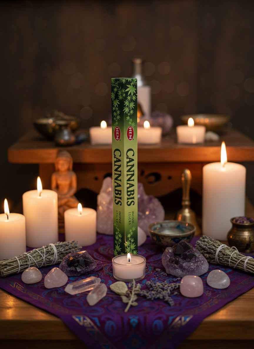 Hem Hexagon Cannabis Incense Sticks