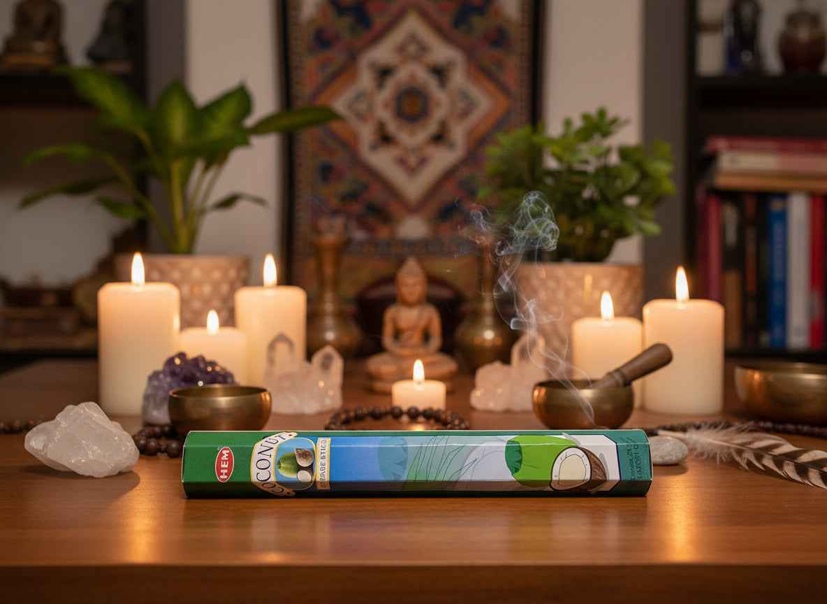 Hem Hexagon Coconut Incense Sticks