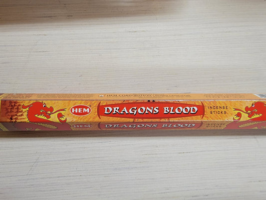 Hem Hexagon Dragons Blood Incense Sticks