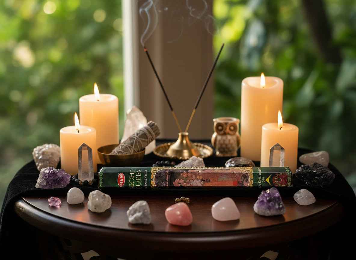 Hem Hexagon Night Queen Incense Sticks - Enchanting Fragrance for Relaxation and Peace