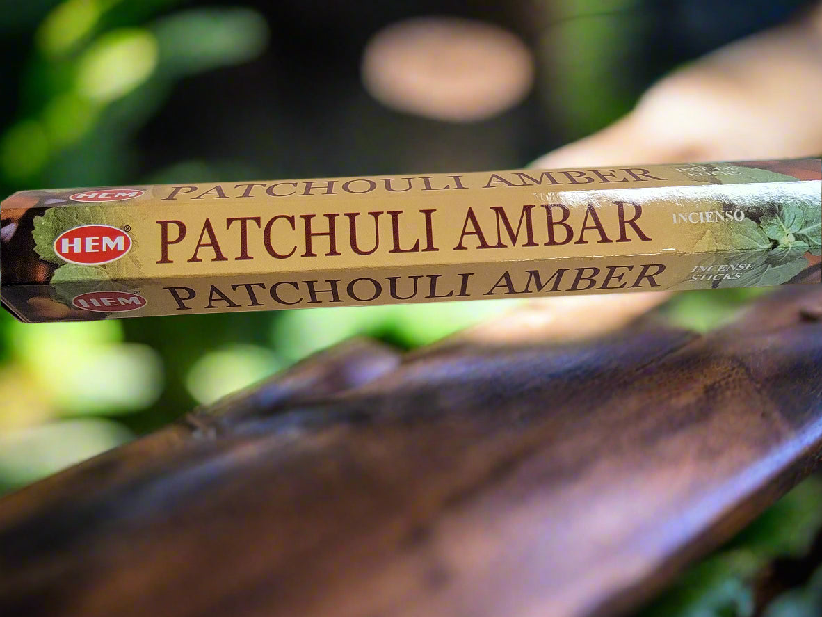Hem Hexagon Patchouli Amber Incense Sticks