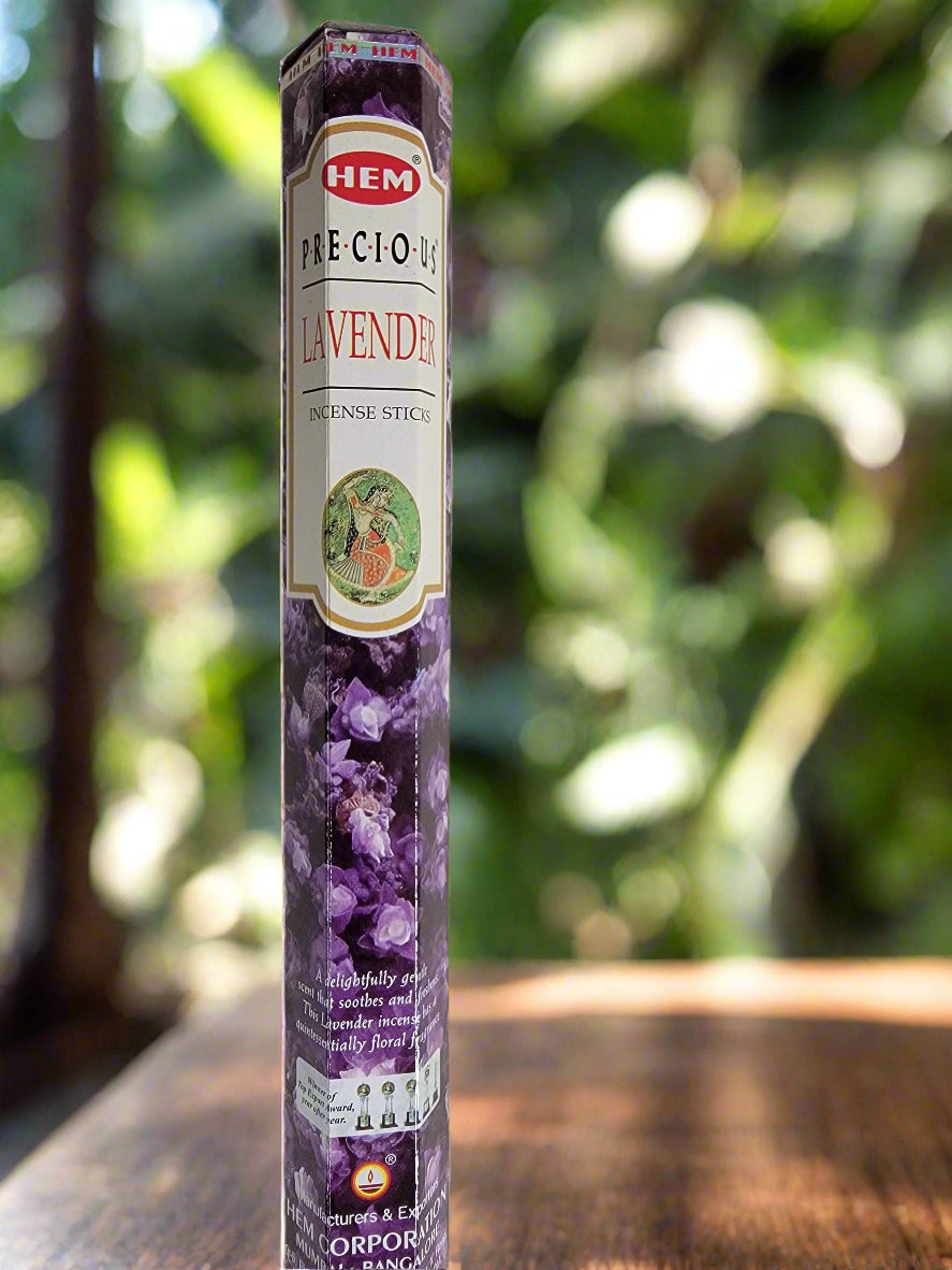 Hem Hexagon Precious Lavender Incense Sticks