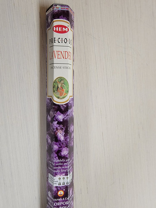 Hem Hexagon Precious Lavender Incense Sticks