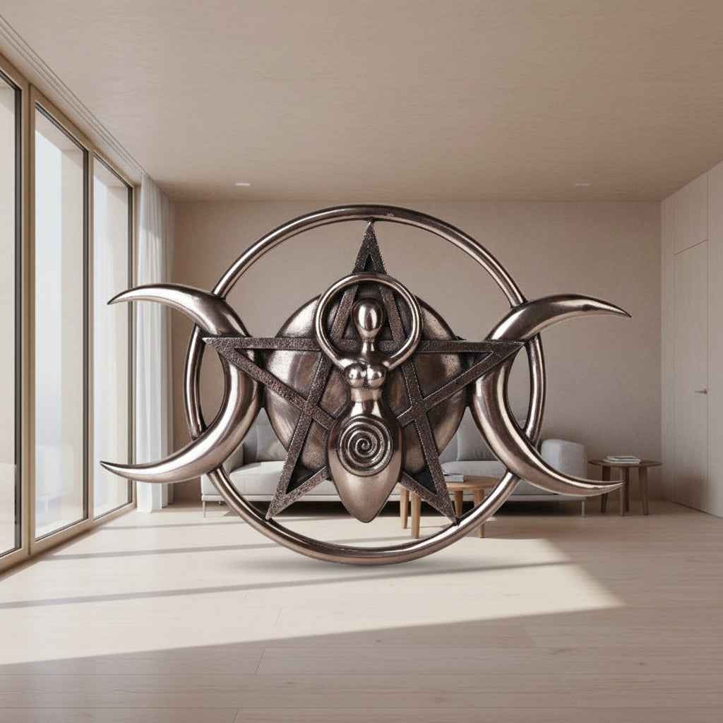 Spiral Goddess Plaque - Embrace Harmony and Spirituality in Your Home Décor