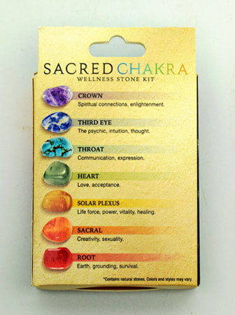 Sacred Chakra Wellness Stone Kit
