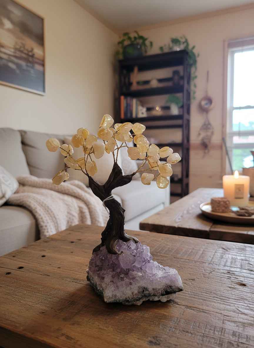 Brazilian Citrine Bonsai Tree - A Beautiful Addition to Your Home Decor