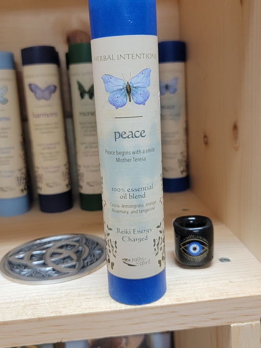 Herbal Intentions Peace Candle