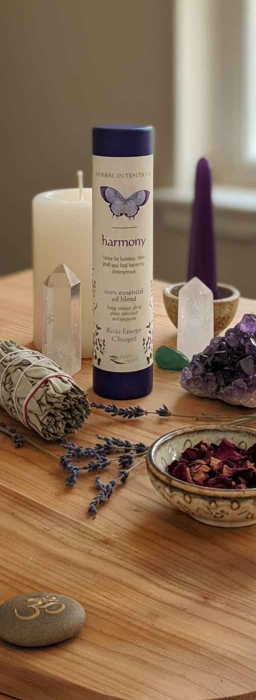 Herbal Intentions Harmony Candle Promotes Balance and Tranquility