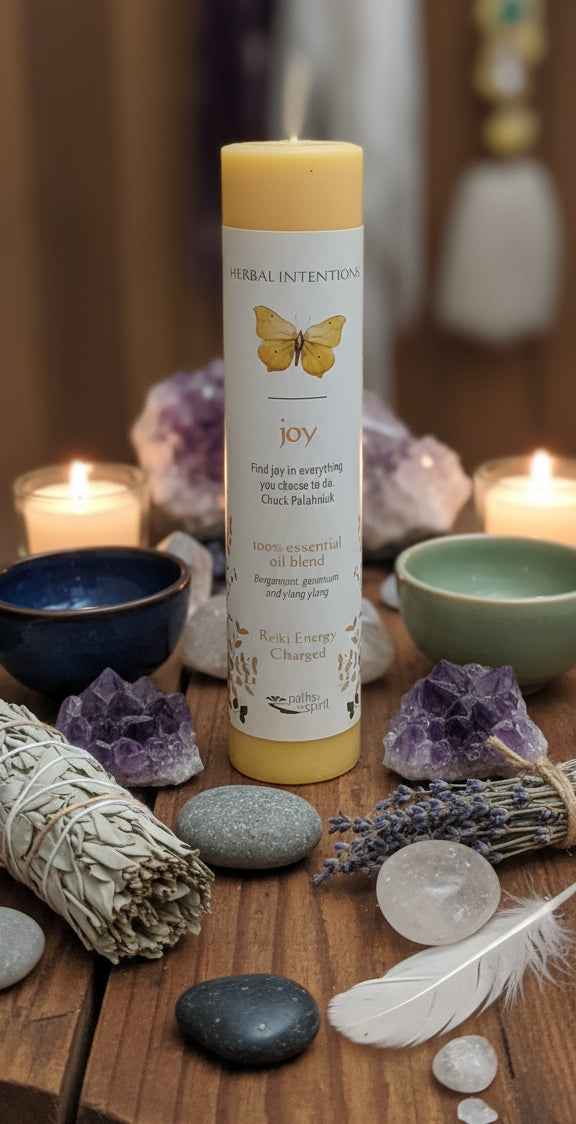 Herbal Intentions Joy Candle - Elevate Your Space with Pure Serenity