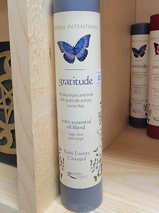 Herbal Intentions Gratitude Candle
