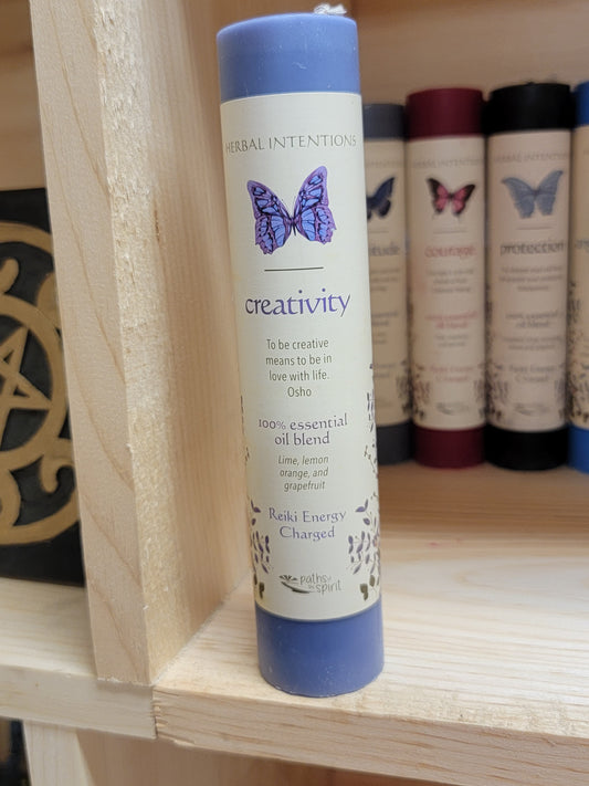 Herbal Intentions Creativity Candle