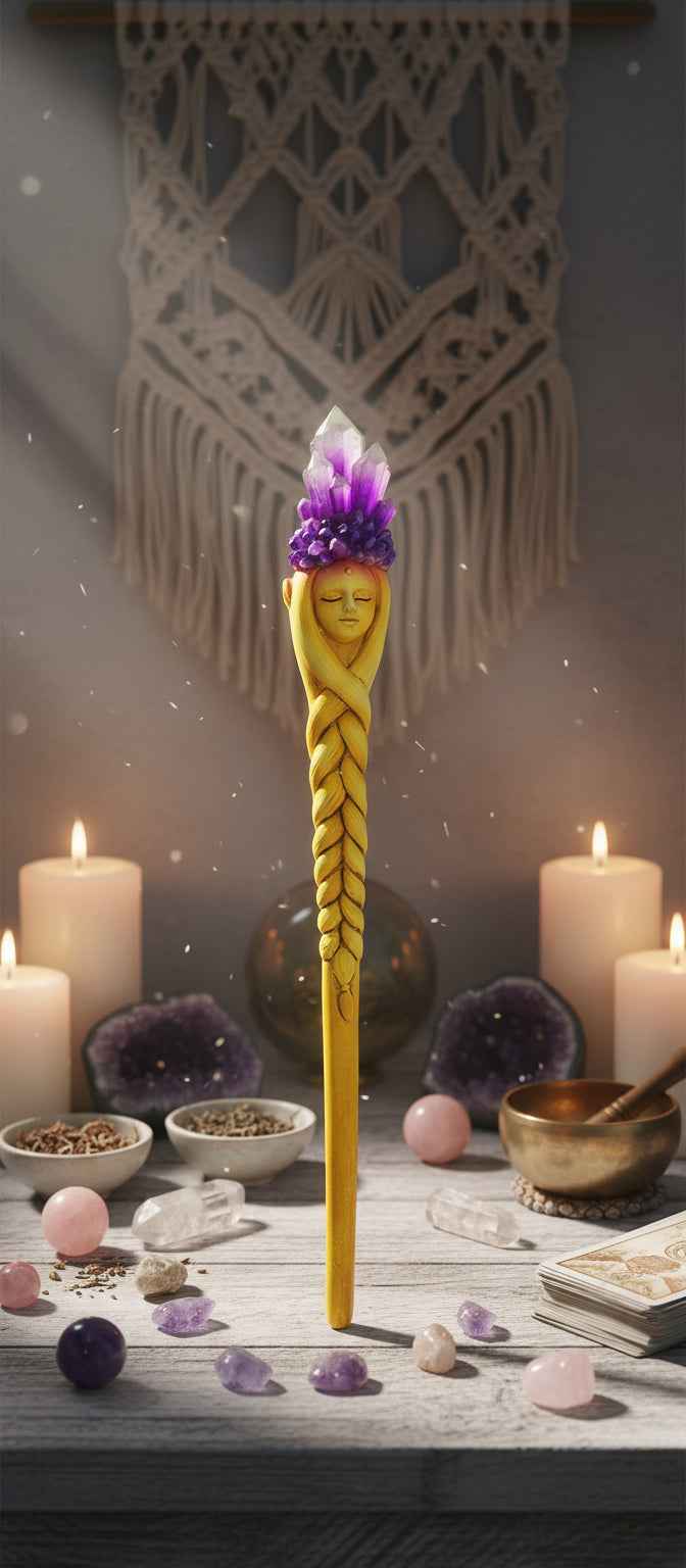 Blond Elf Wand for Enchanting Adventures and Magical Moments