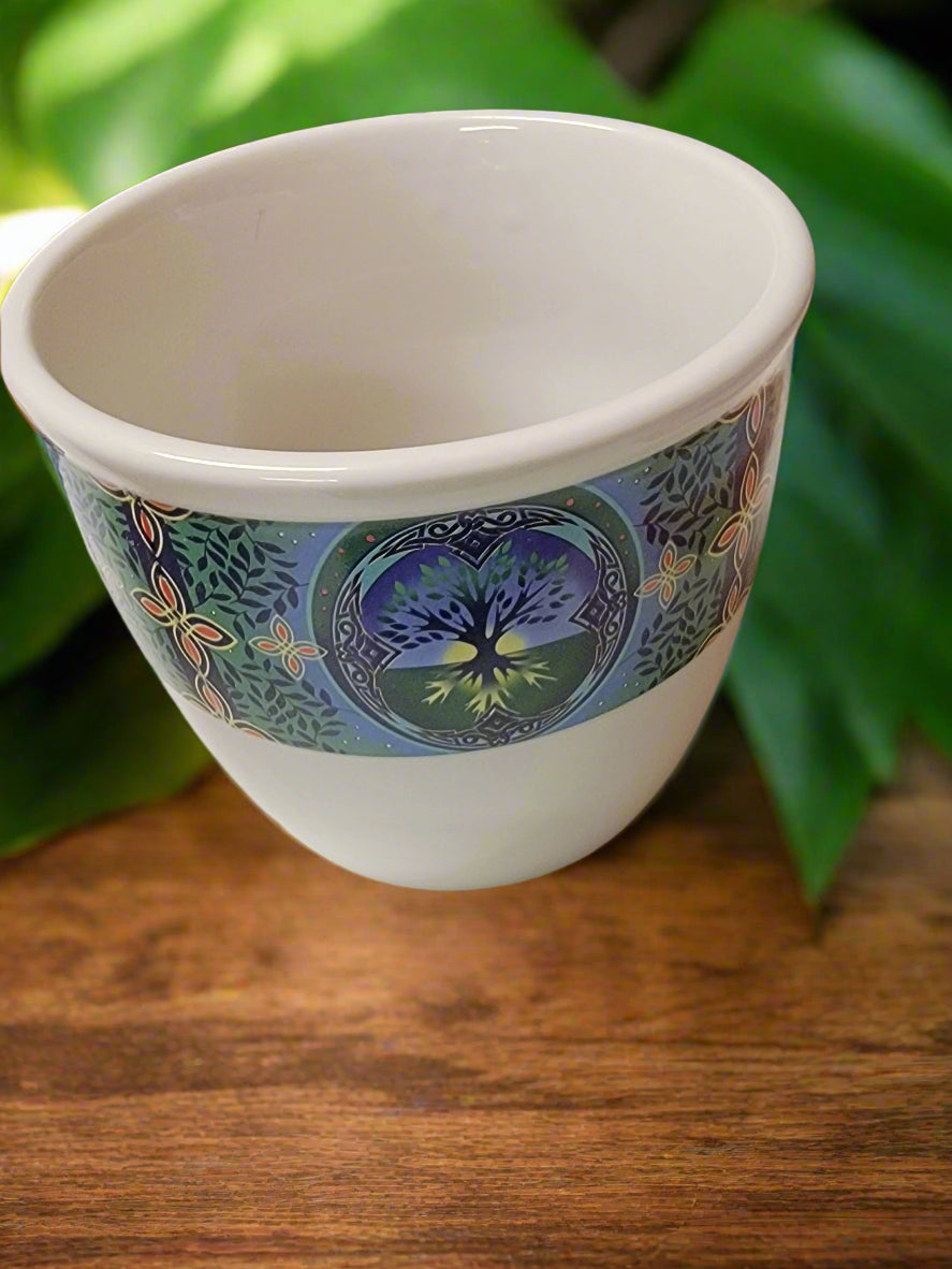 Tree of Life Smudge Pot