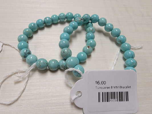 Turquoise 8 MM Bracelet