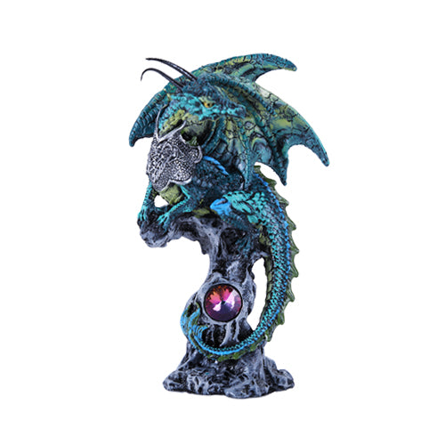 Green Dragon On Small Gem