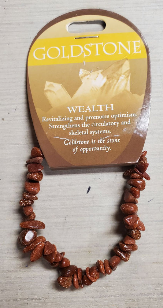 Goldstone Wealth Bracelet