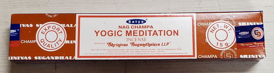Satya Yogic Meditation Incense Sticks