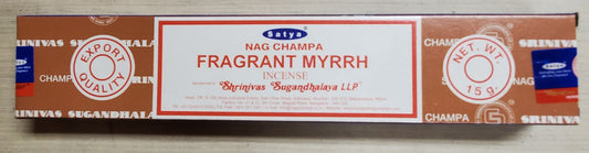 Satya Fragrant Myrrh Incense Sticks