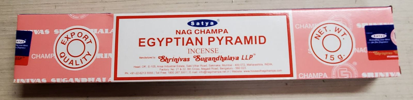 Satya Egyptian Pyramid Incense Sticks