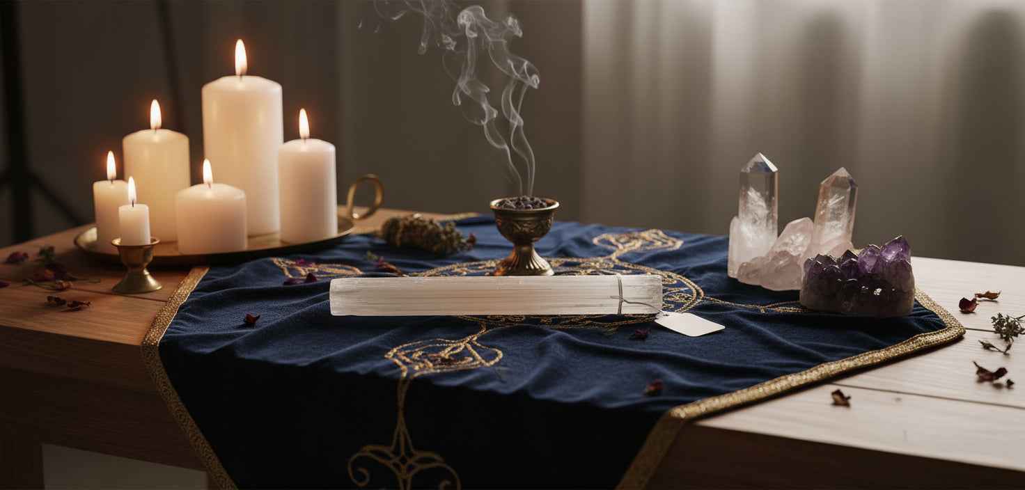 7 to 8 Inch Selenite Crystal Wands Sticks for Healing, Reiki, & Metaphysical Energy Drawing