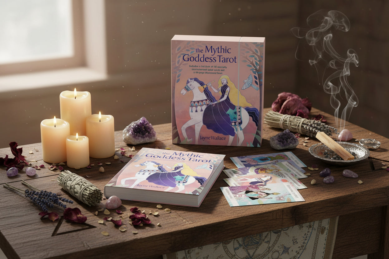 The Mythic Goddess Tarot: Includes a full deck of 78 specially commissioned tarot cards and a 64-page illustrated book