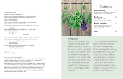 Reader's Digest The Essential Book of Herbs