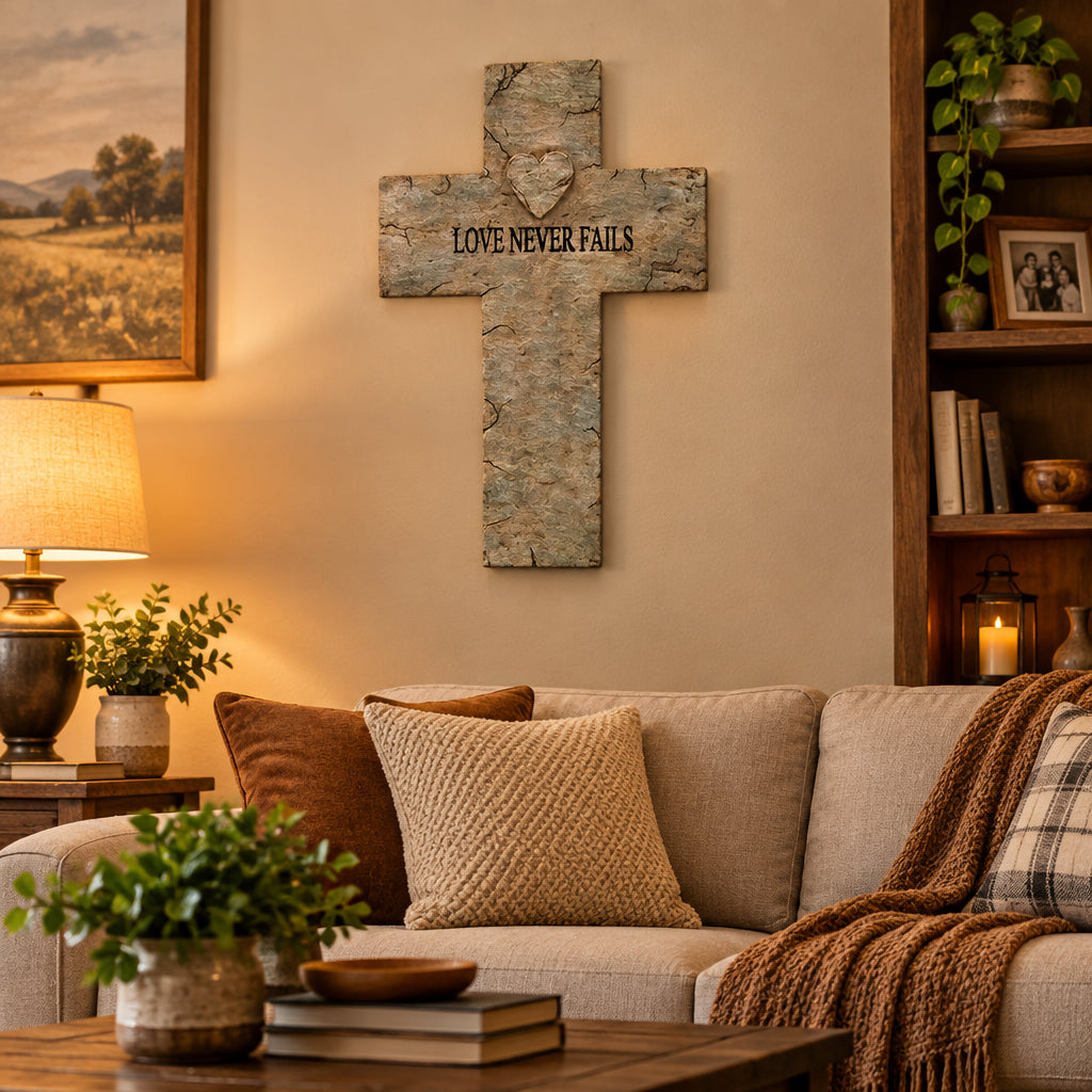 Love Never Fails Cross
