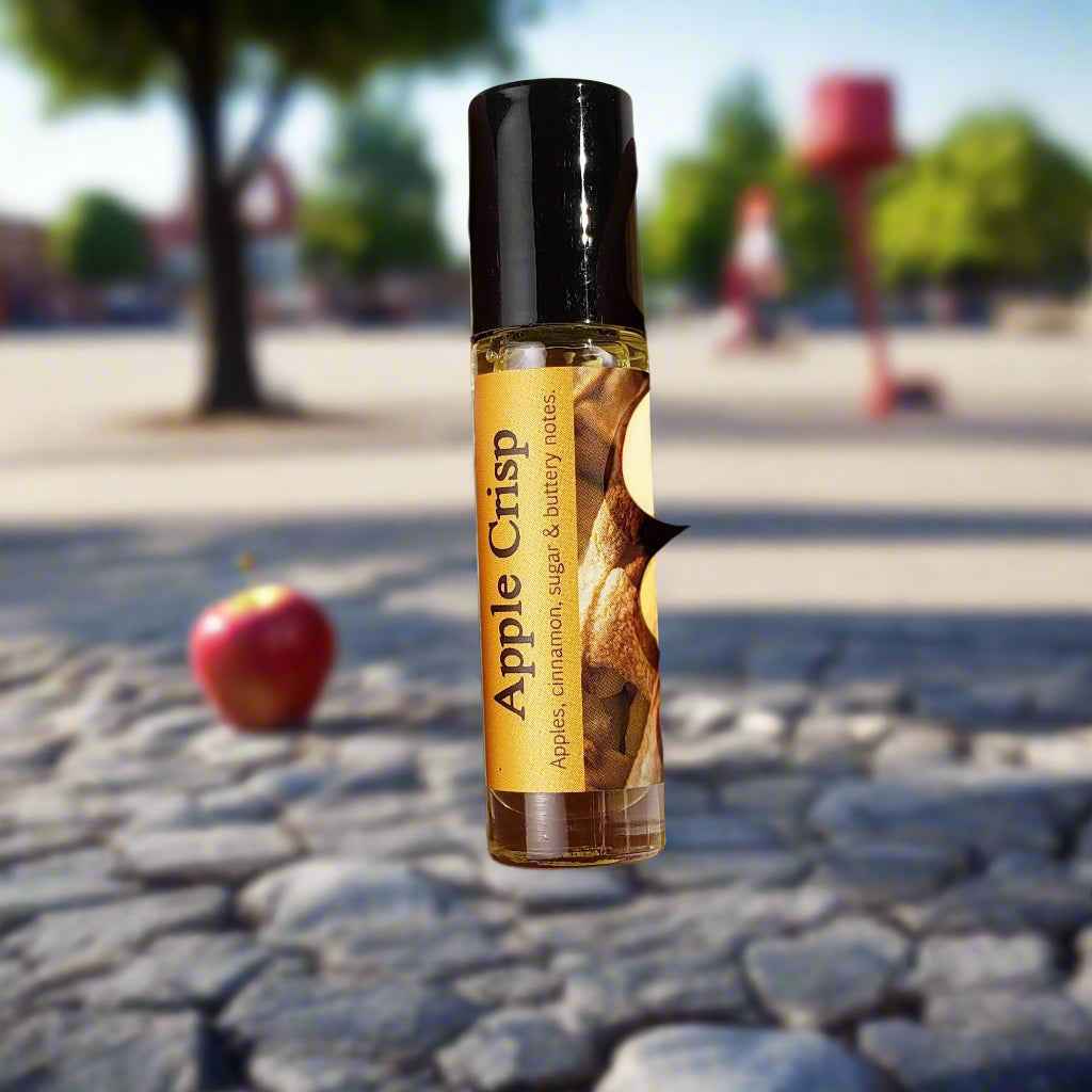 Shadow Scents Apple Crisp Roll-On Perfume Body Oil – Sweet Apple Pie Inspired Gourmand Fragrance