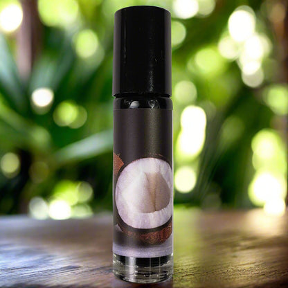 Shadow Scents Black Coconut Roll-On Perfume Body Oil - Rich Tropical Body Oil