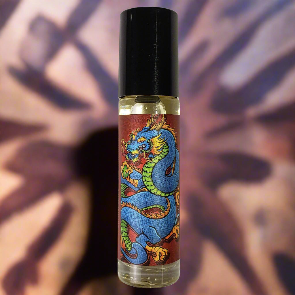 Shadow Scents Dragons Blood Roll-On Perfume Body Oil – A Magical, Earthy Unisex Fragrance & Cologne Oil
