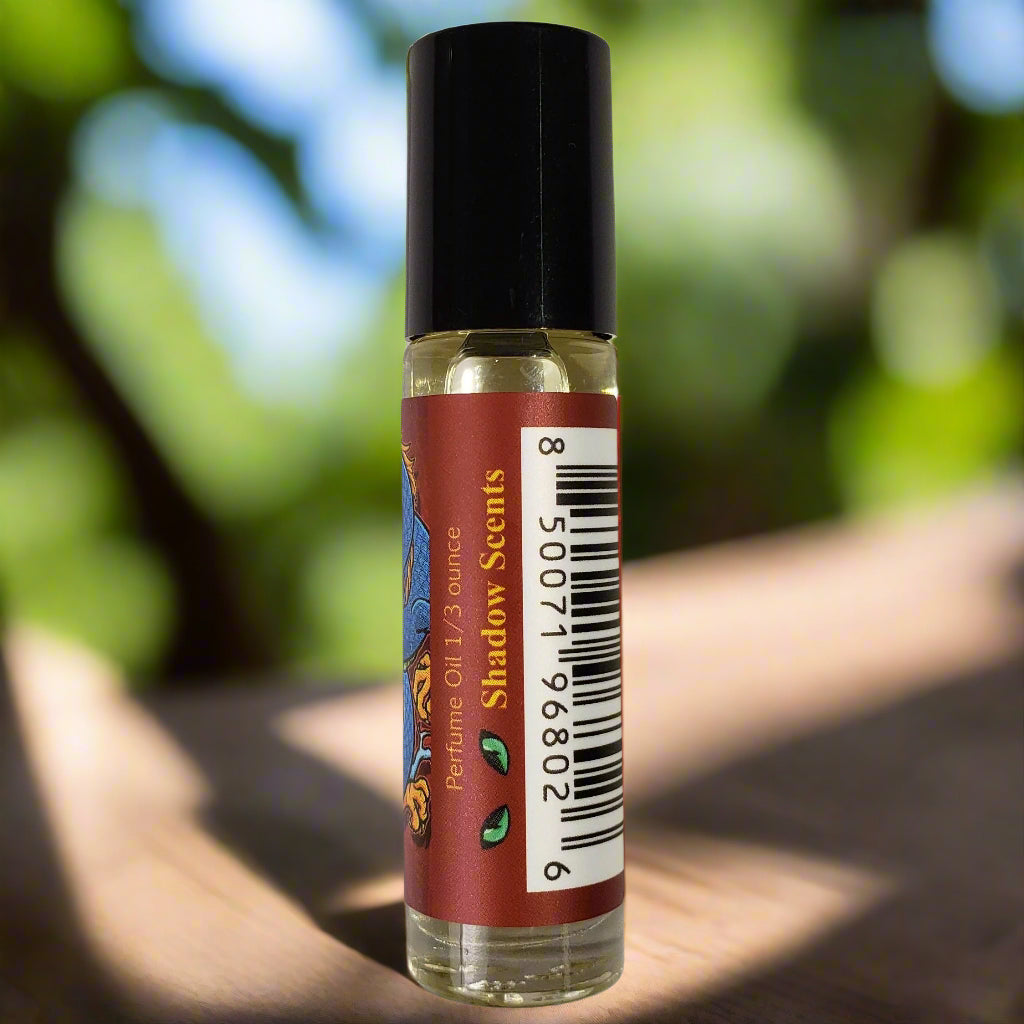 Shadow Scents Dragons Blood Roll-On Perfume Body Oil – A Magical, Earthy Unisex Fragrance & Cologne Oil