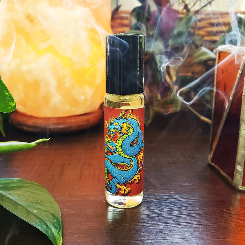 Shadow Scents Dragons Blood Roll-On Perfume Body Oil – A Magical, Earthy Unisex Fragrance & Cologne Oil