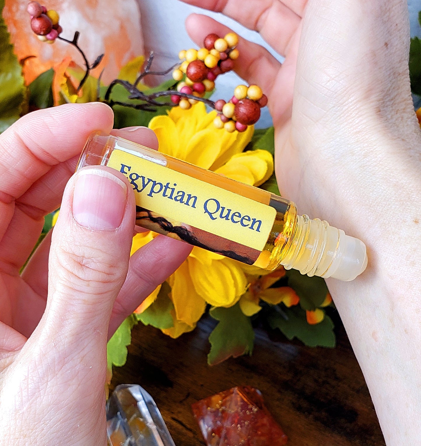 Shadow Scents Egyptian Queen Roll-On Perfume Body Oil – Luxurious Musk Fragrance for Women