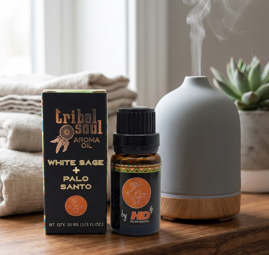 Tribal Soul White Sage & Palo Santo Aroma Oil for Purifying Energy