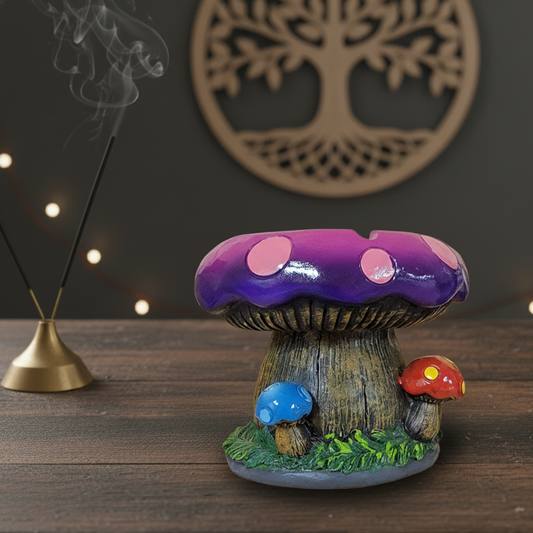 Mushroom Stash Box/Ash Tray for Stylish Storage and Unique Decor