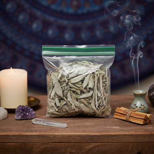White Sage Leaves & Clusters Bulk 1 OZ