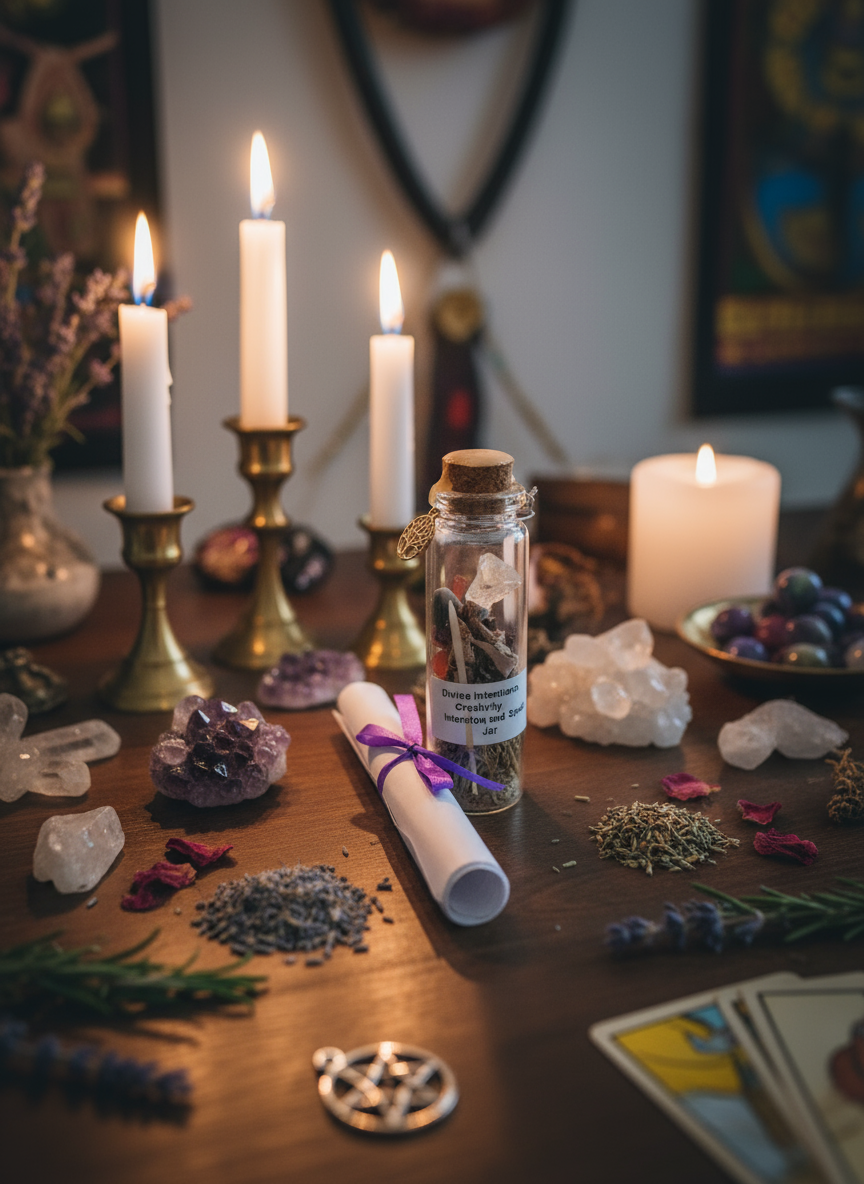 Creativity Intention Spell Jar