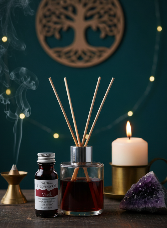 Moonlight Rose Musk Fragrance Oil - Enchanting Floral Essence for Home and Body