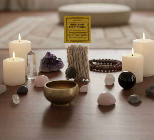 Himalayan Sandlewood Rope Incense - Divine Intentions